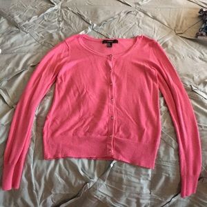 Pink cardigan